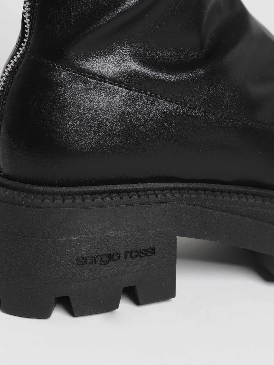 SERGIO ROSSI FLAT ANKLE BOOTS: Flat ankle boots woman Sergio Rossi, Black - Img 4