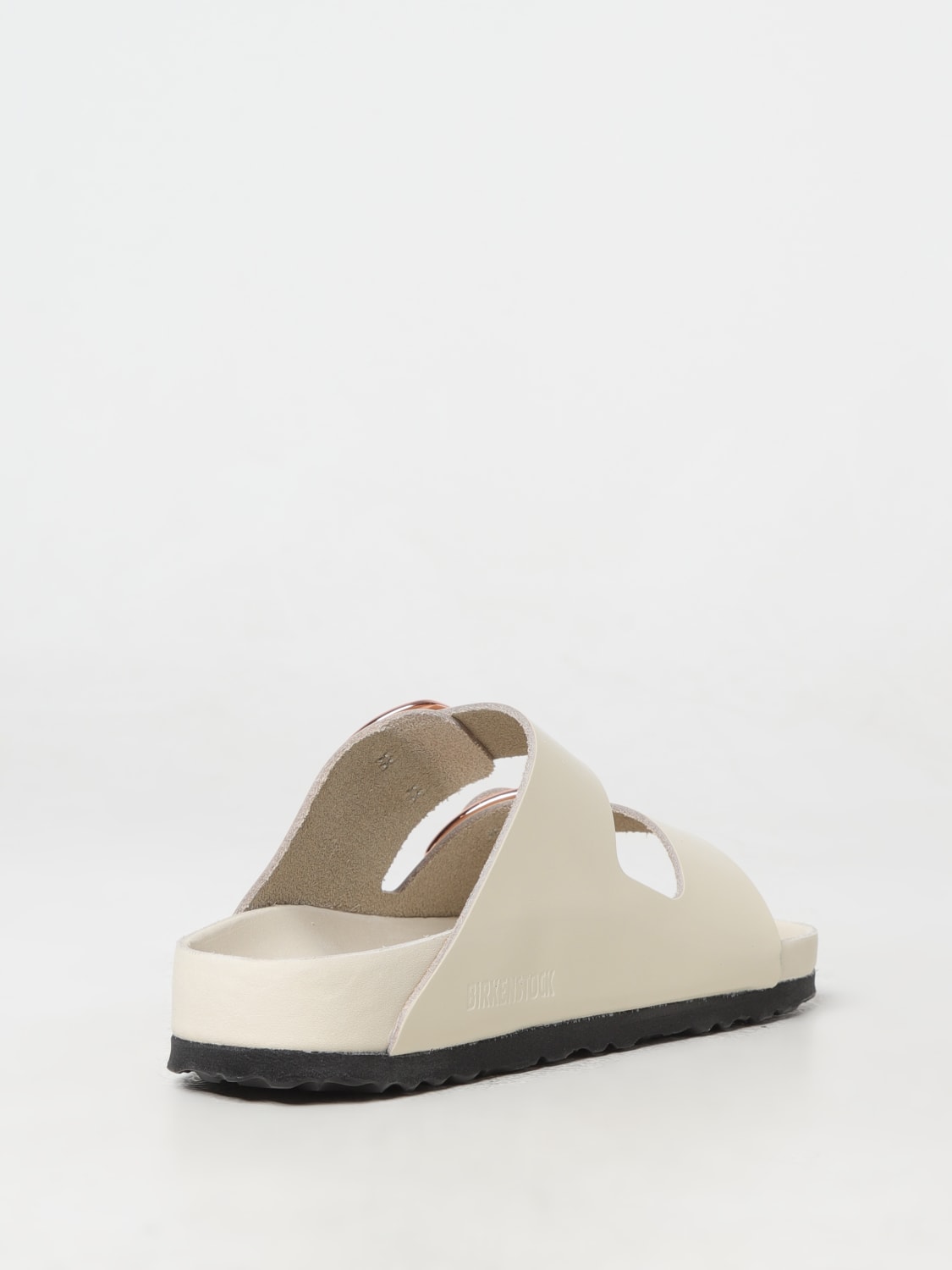 BIRKENSTOCK FLAT SANDALS: Flat sandals woman Birkenstock, White - Img 3