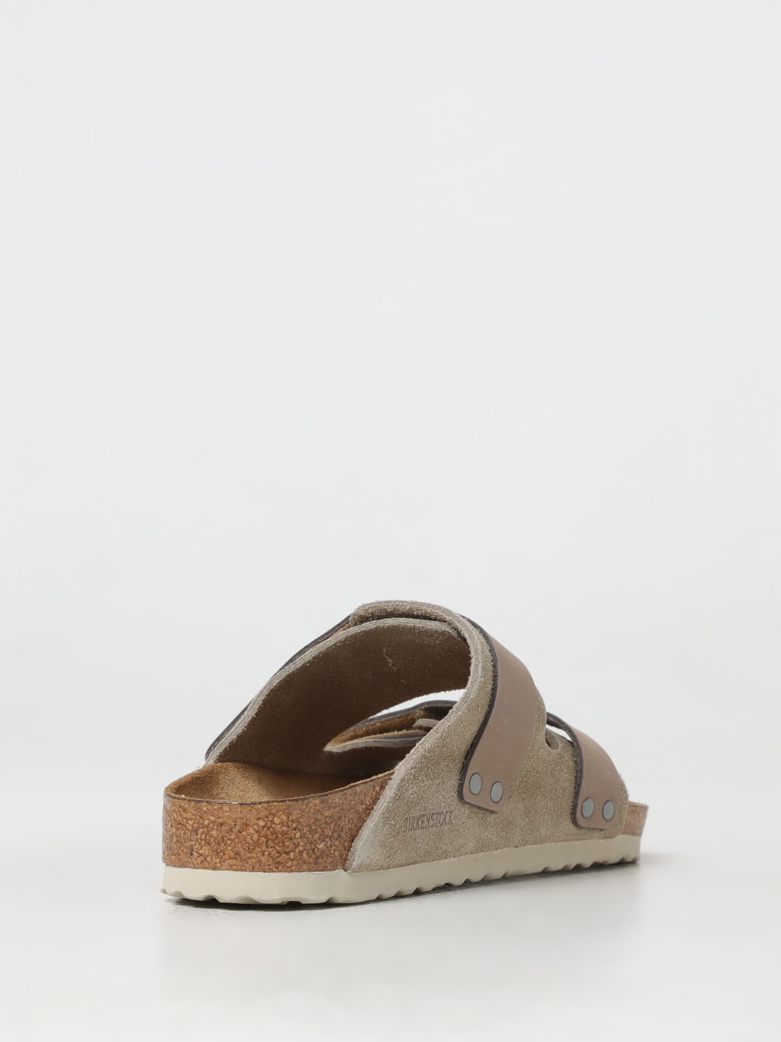 BIRKENSTOCK FLAT SANDALS: Flat sandals woman Birkenstock, Grey - Img 3