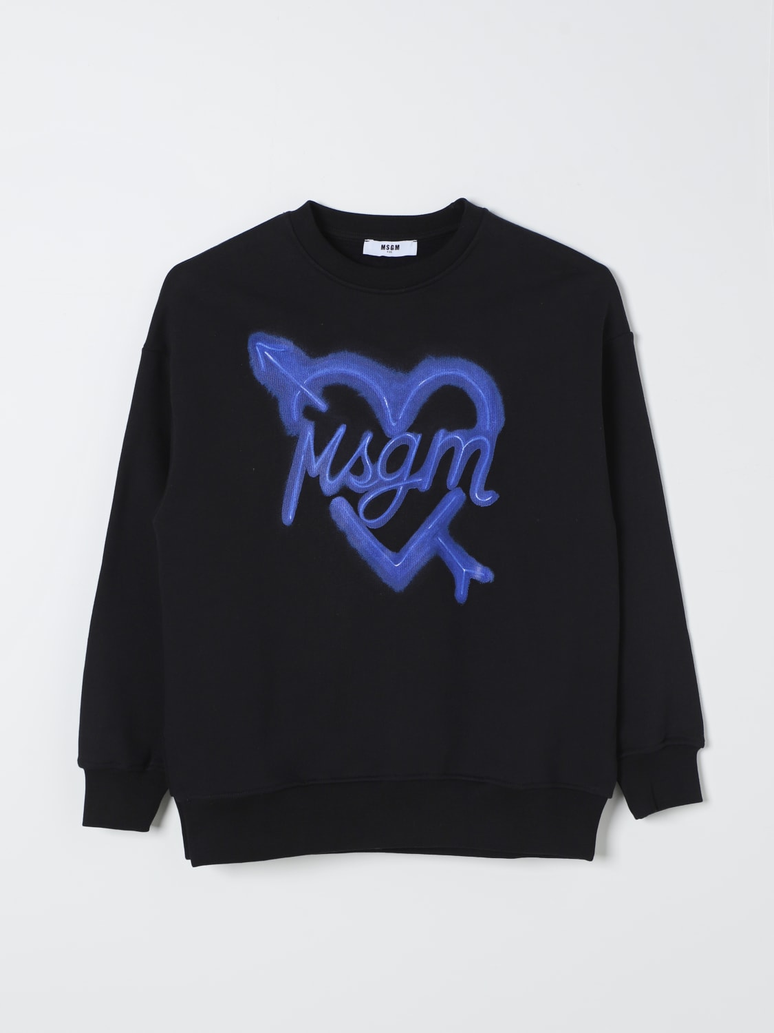 MSGM KIDS PULLOVER: Pullover kinder MSGM Kids, Schwarz - Img 1