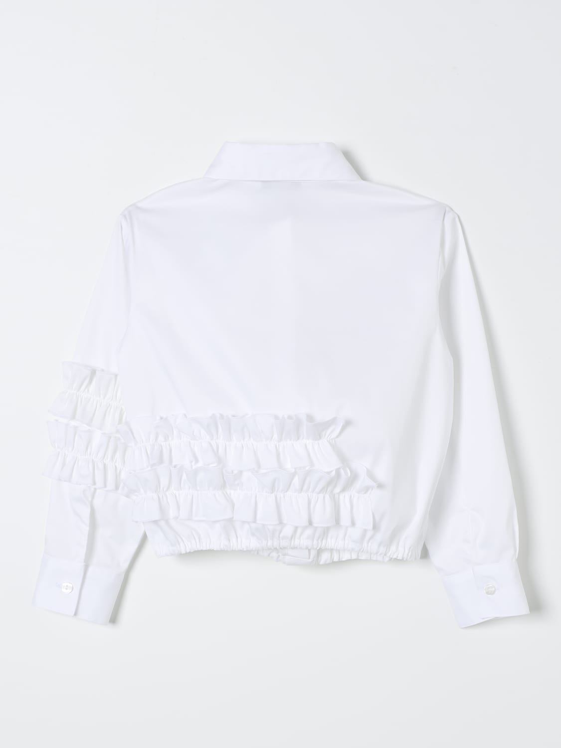 MSGM KIDS SHIRT: Shirt kids MSGM Kids, White - Img 2