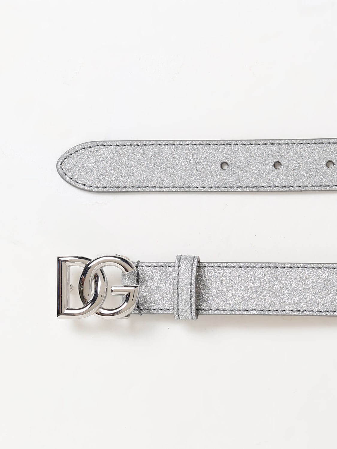 DOLCE & GABBANA BELT: Belt kids Dolce & Gabbana, Silver - Img 2