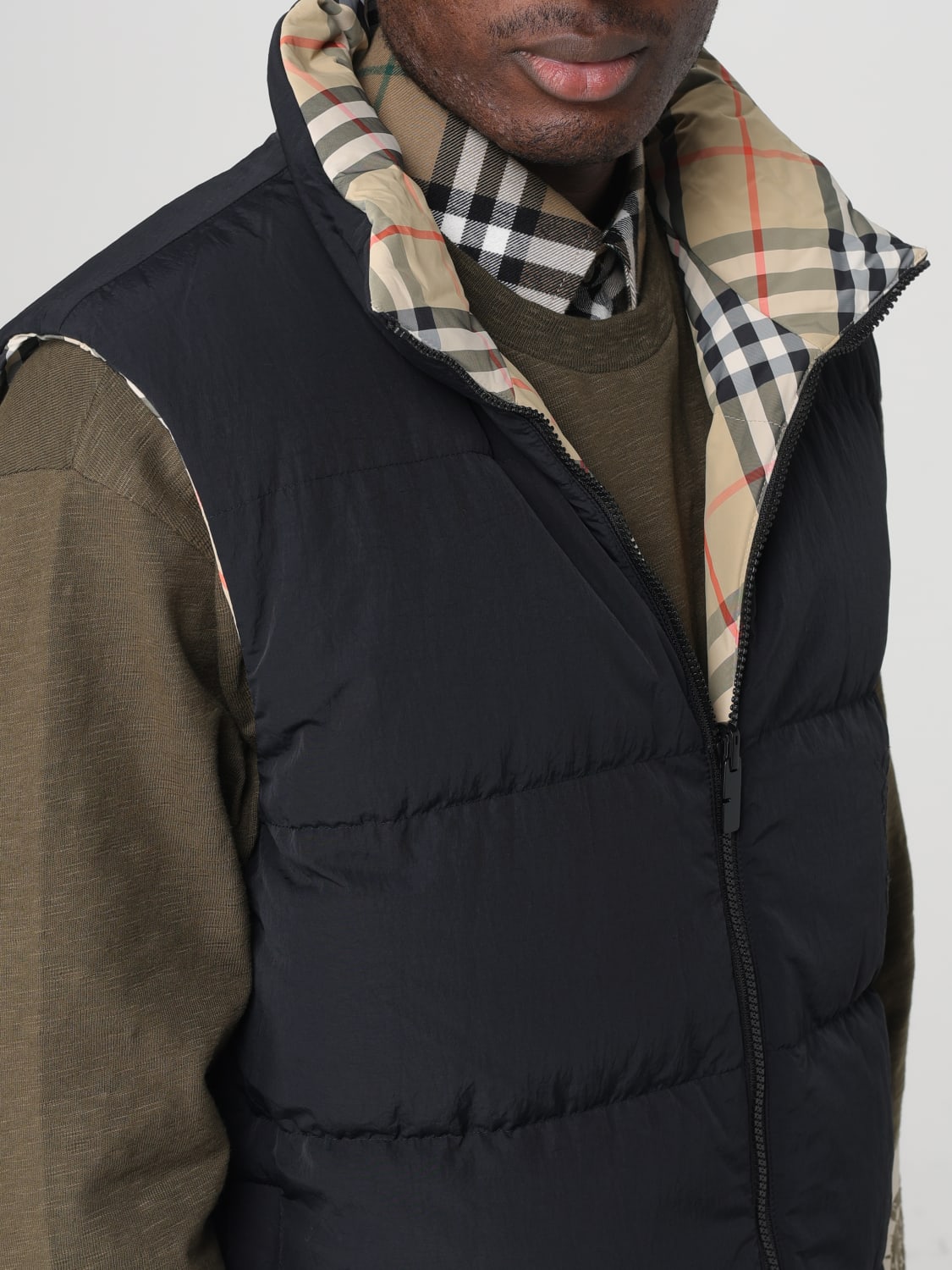 Mens burberry gilet on sale