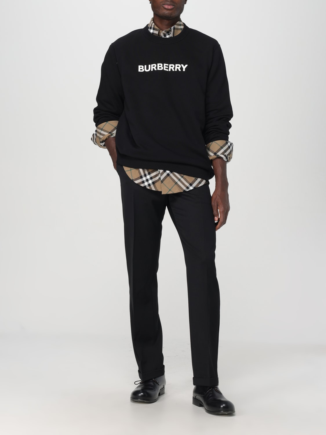 BURBERRY SWEATSHIRT: Jacket men Burberry, Black - Img 2