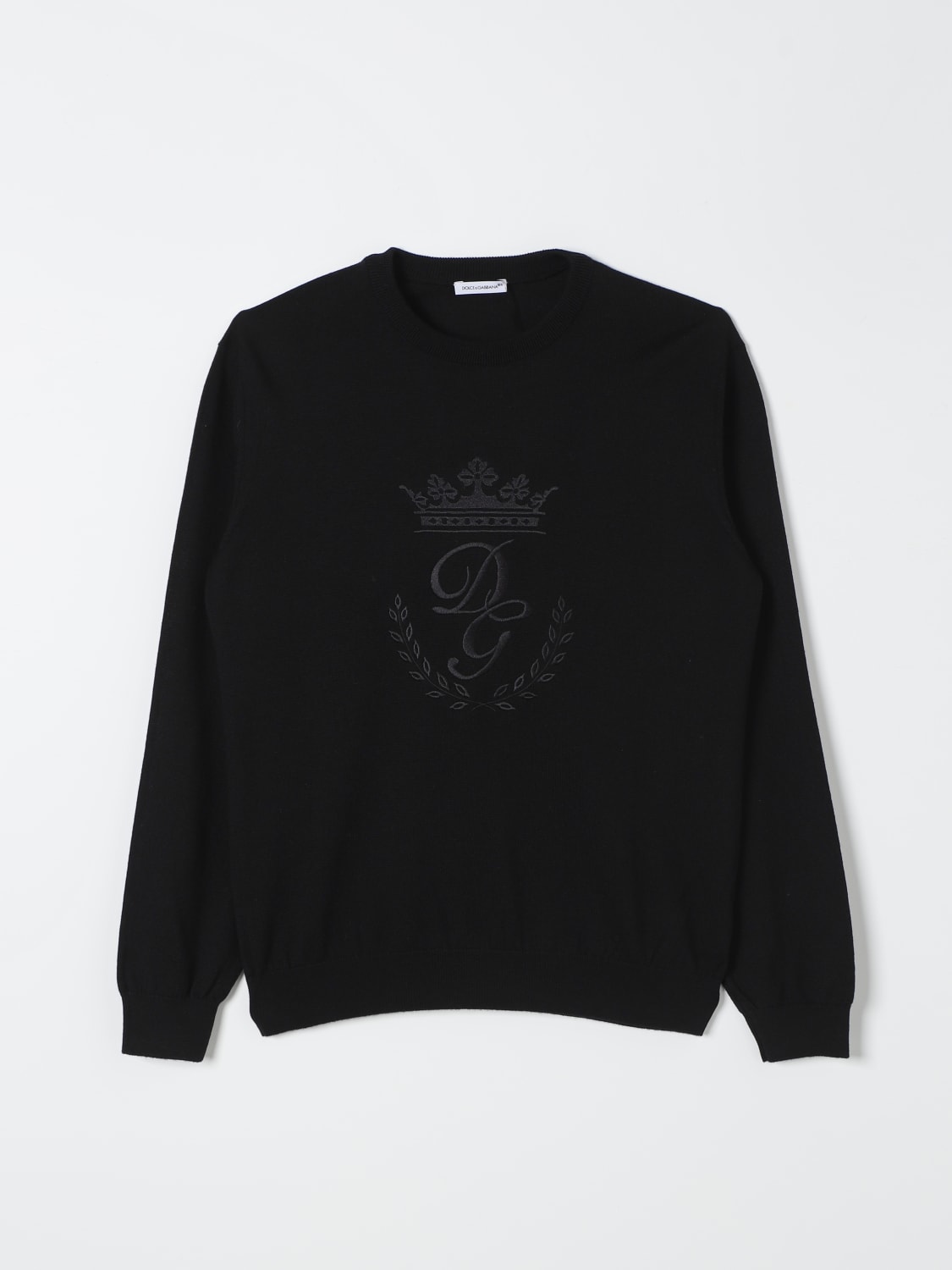 DOLCE & GABBANA PULLOVER: Pullover kinder Dolce & Gabbana, Schwarz - Img 1