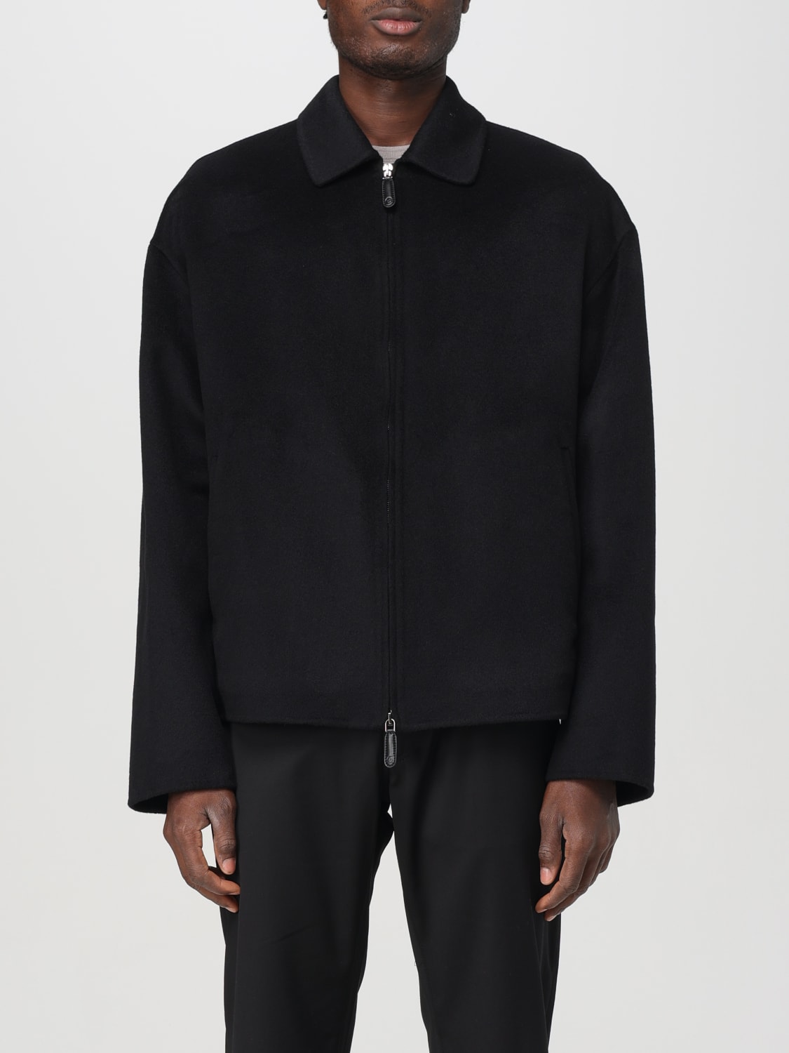 Giglio Overshirt Giorgio Armani in misto cashmere