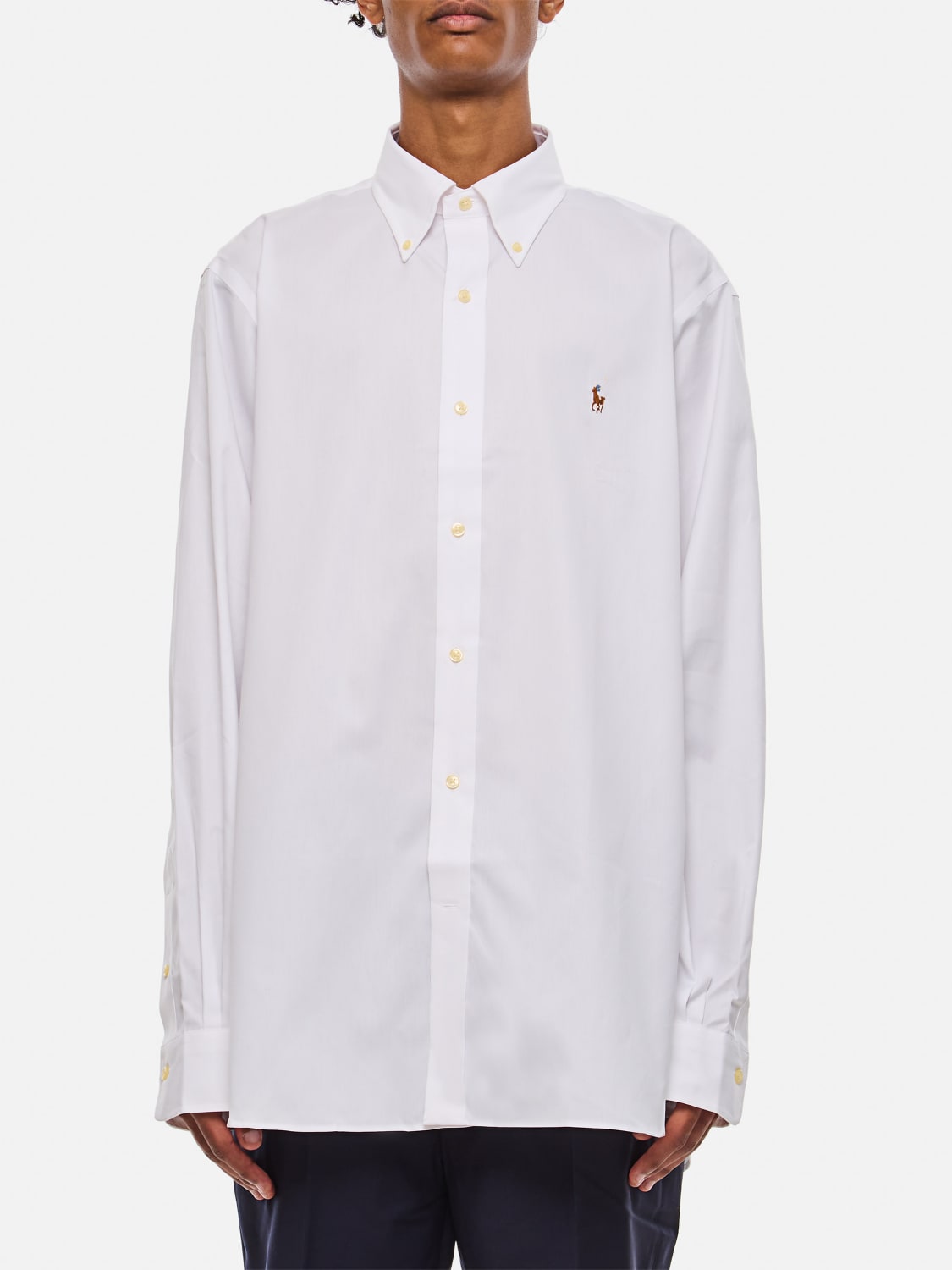 POLO RALPH LAUREN SHIRT: Shirt men Polo Ralph Lauren, White - Img 1
