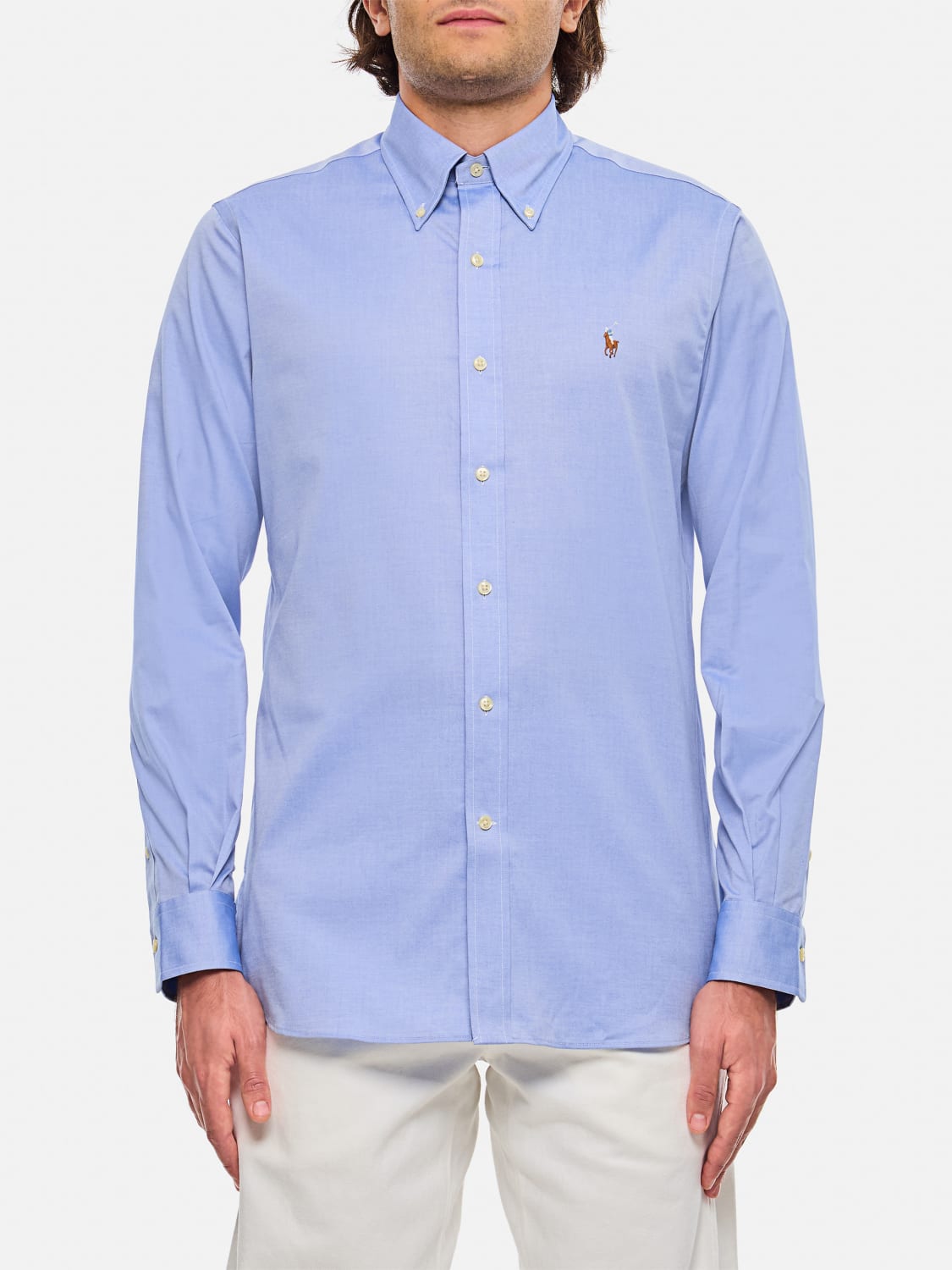 POLO RALPH LAUREN HEMD: Hemd herren Polo Ralph Lauren, Hellblau - Img 1