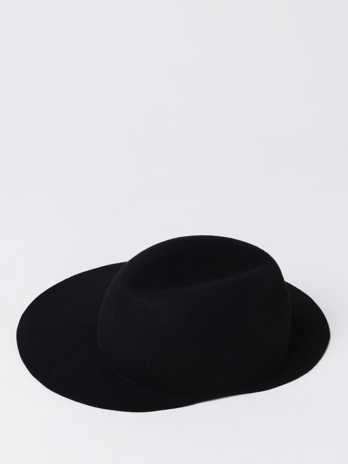 YOHJI YAMAMOTO HAT: Hat woman Yohji Yamamoto, Black - Img 2