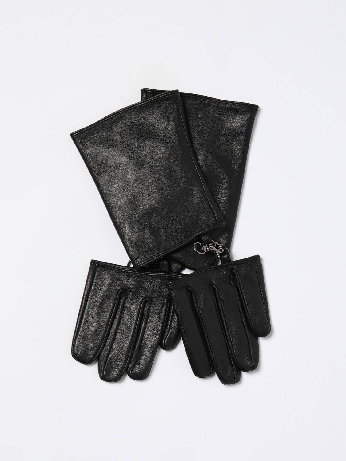 YOHJI YAMAMOTO GUANTES: Guantes mujer Yohji Yamamoto, Negro - Img 1