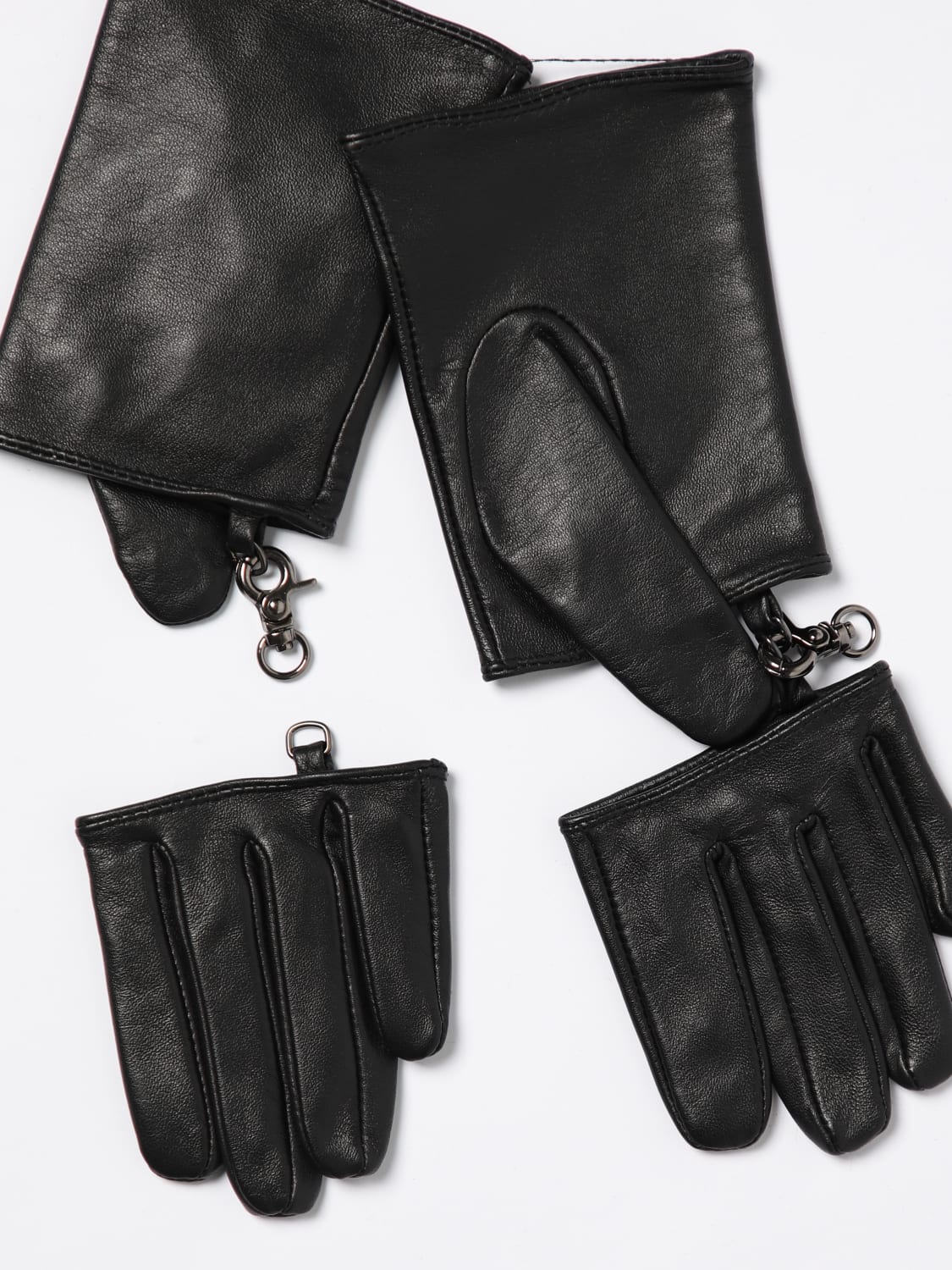 YOHJI YAMAMOTO GUANTES: Guantes mujer Yohji Yamamoto, Negro - Img 2