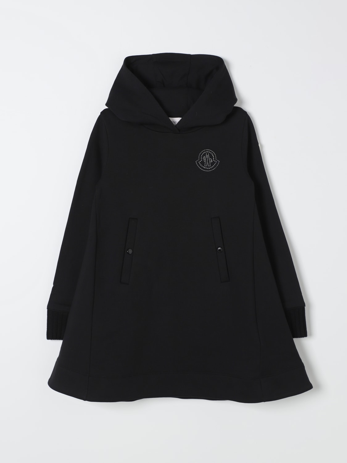 MONCLER 连衣裙: 连衣裙 儿童 Moncler, 黑色 - Img 1