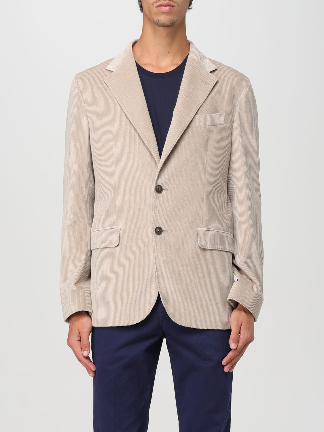 FAY BLAZER: Jacket men Fay, Beige - Img 1