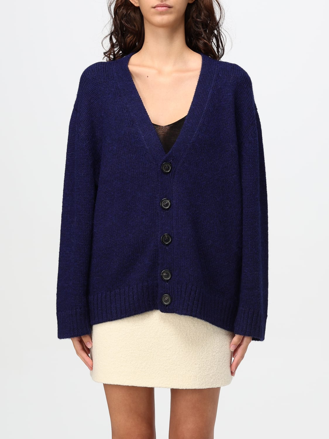 DSQUARED2 CARDIGAN: Sweater woman Dsquared2, Blue - Img 1