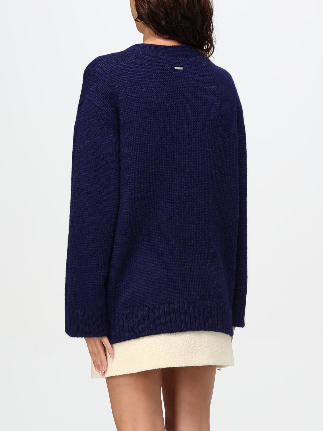 DSQUARED2 CARDIGAN: Sweater woman Dsquared2, Blue - Img 2