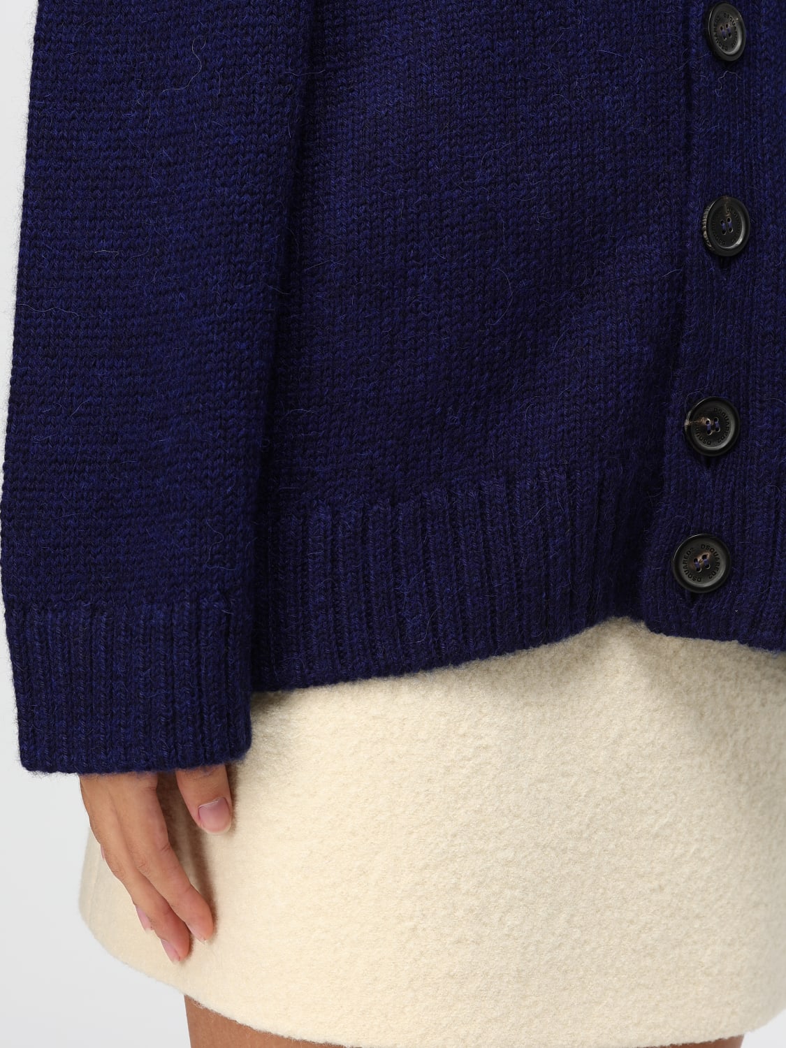 DSQUARED2 CARDIGAN: Sweater woman Dsquared2, Blue - Img 3