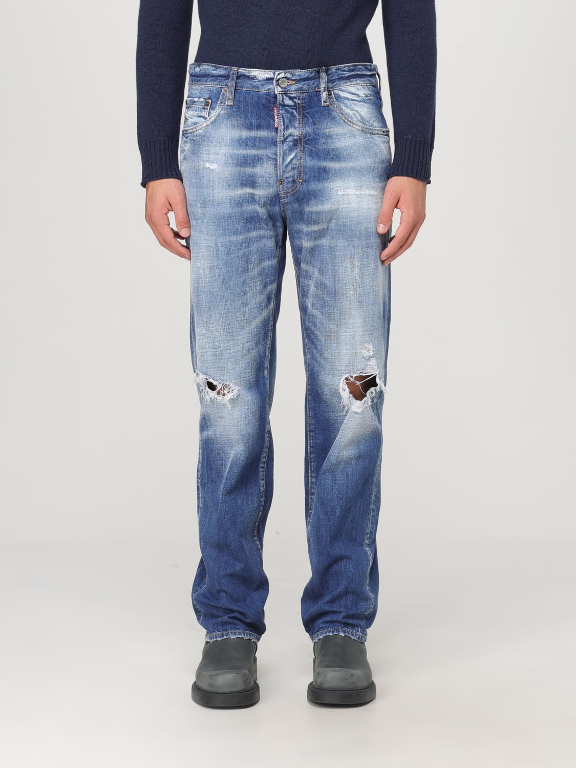 DSQUARED2 JEANS: Jeans homme Dsquared2, Denim - Img 1