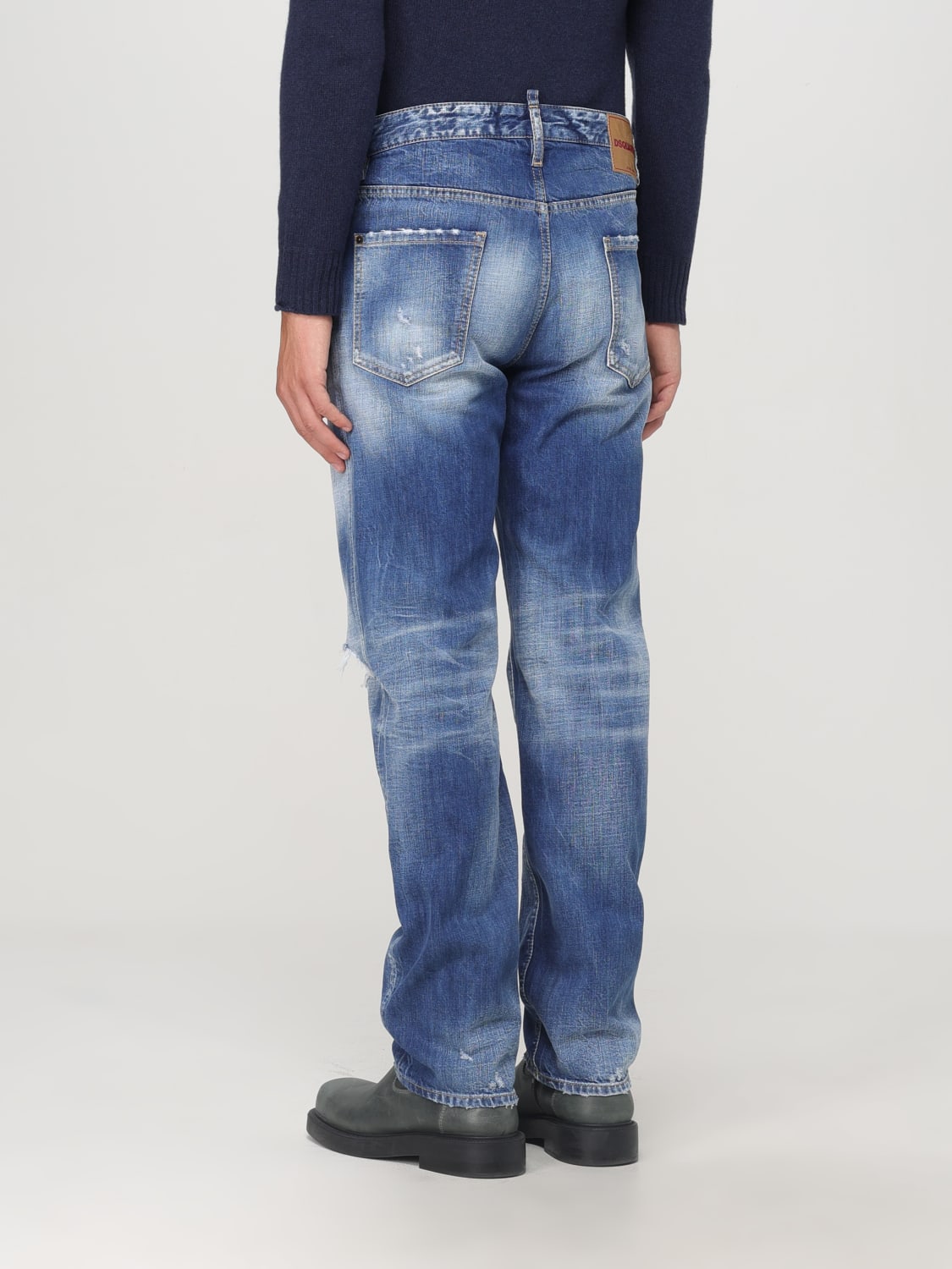 DSQUARED2 JEANS: Jeans homme Dsquared2, Denim - Img 3