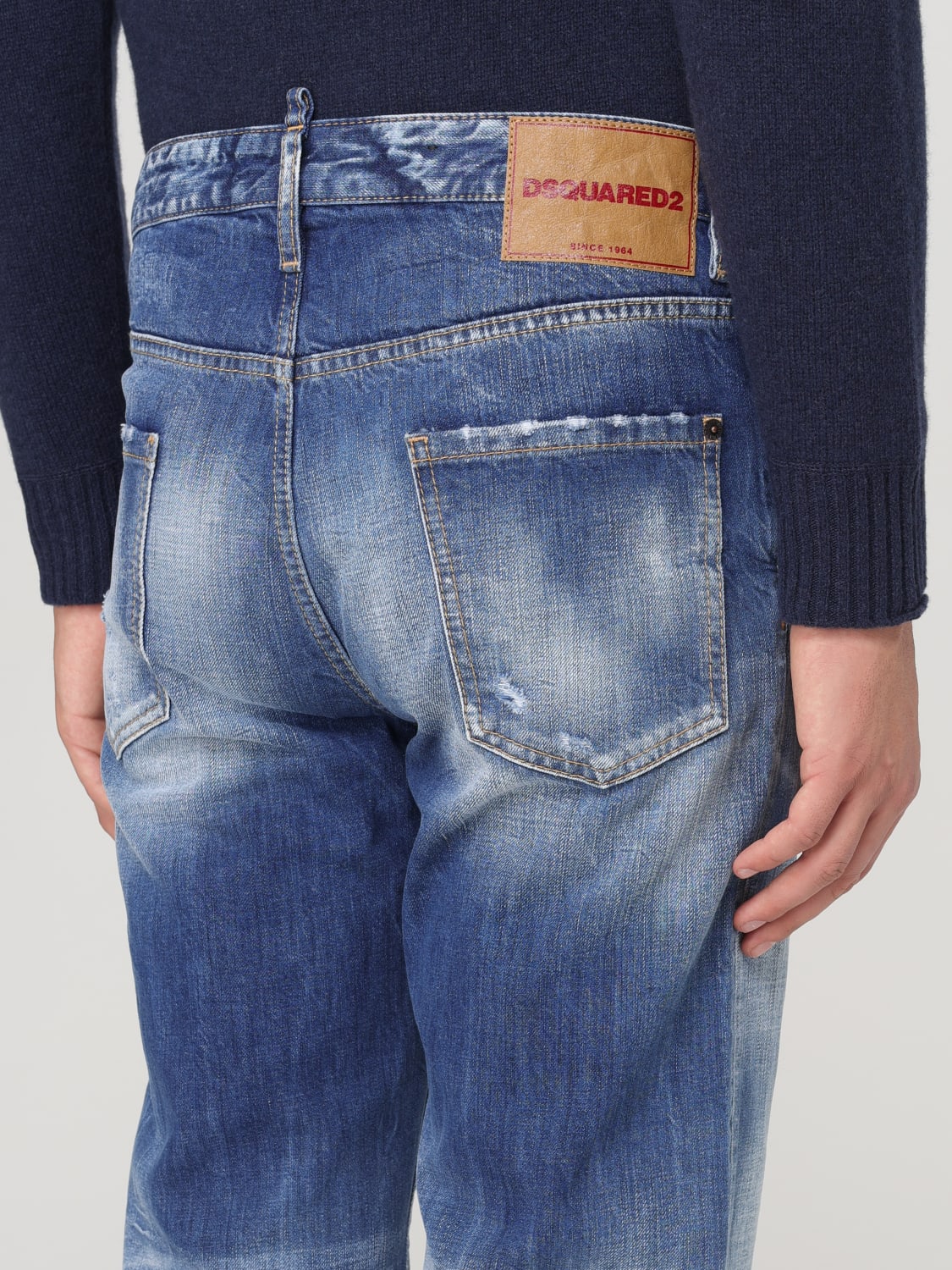 DSQUARED2 JEANS: Jeans homme Dsquared2, Denim - Img 4