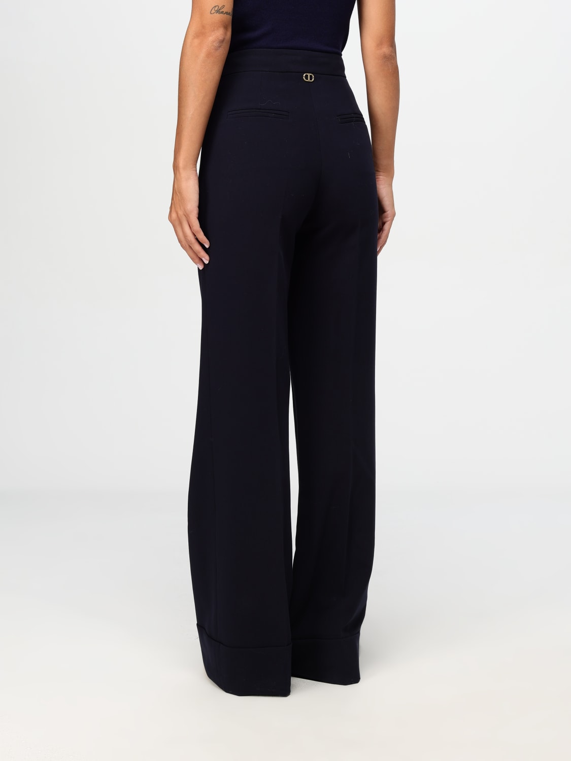 TWINSET PANTS: Pants woman Twinset, Blue - Img 2
