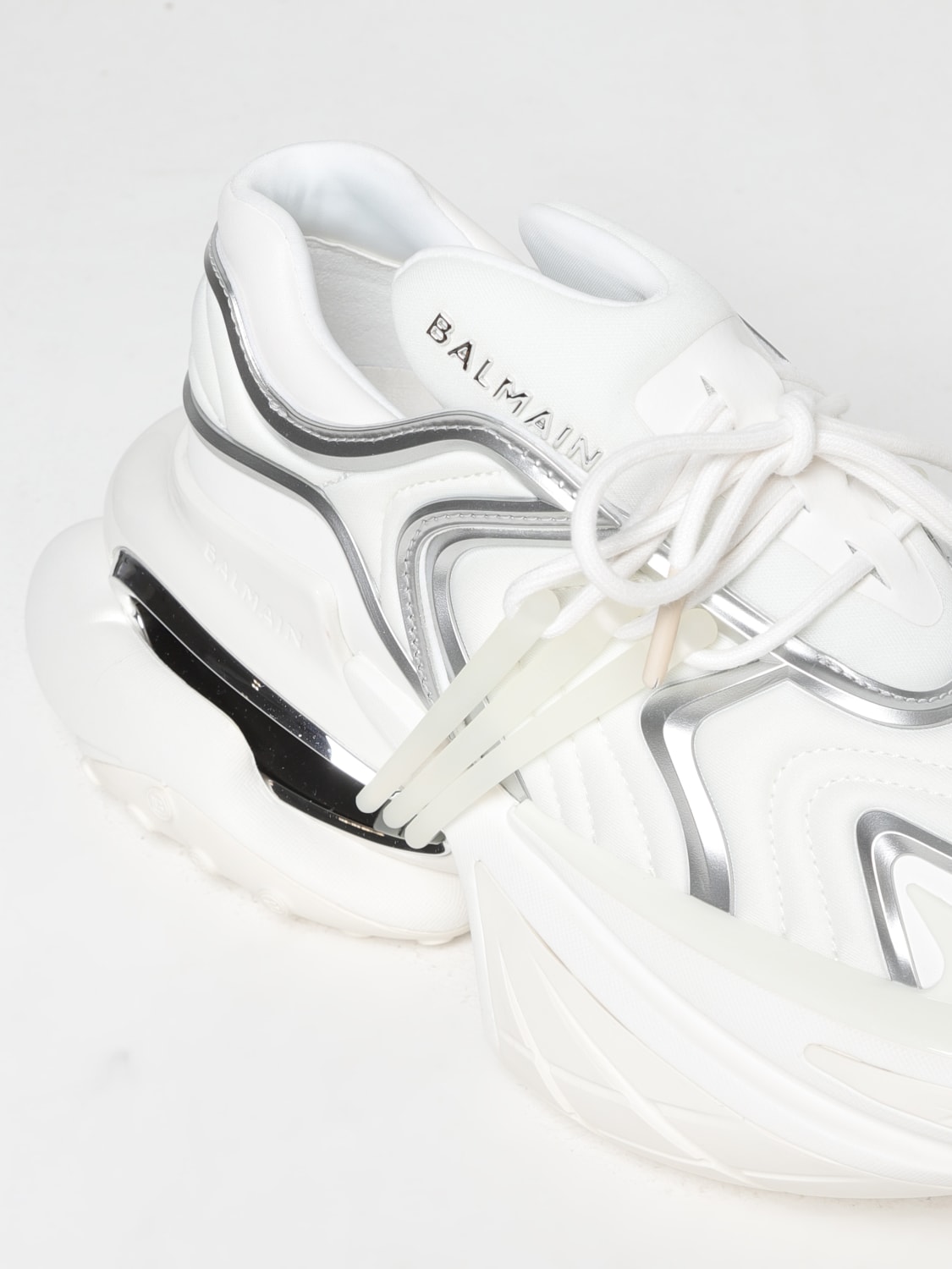 BALMAIN SNEAKERS: Sneakers men Balmain, White - Img 4