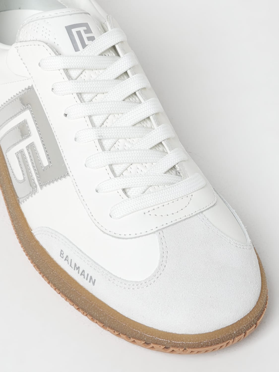 BALMAIN: Sneakers men - White | Balmain sneakers