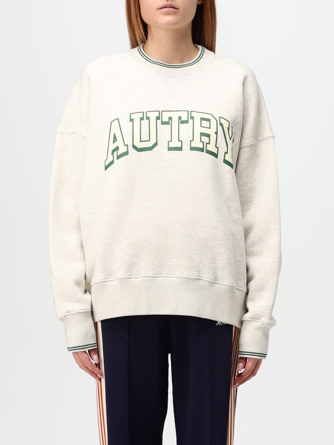 AUTRY SWEATSHIRT: Sweatshirt woman Autry, White - Img 1