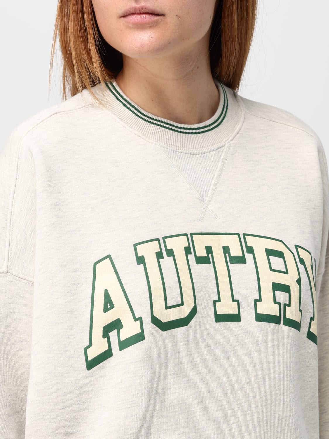 AUTRY SWEATSHIRT: Sweatshirt woman Autry, White - Img 3