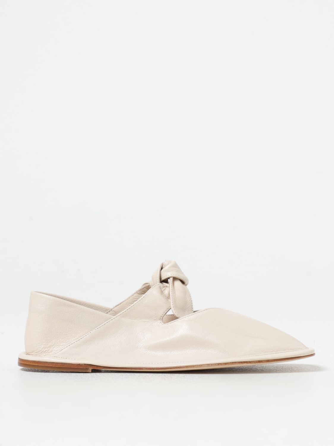 HEREU FLAT SHOES: Flat shoes woman Hereu, Beige - Img 1