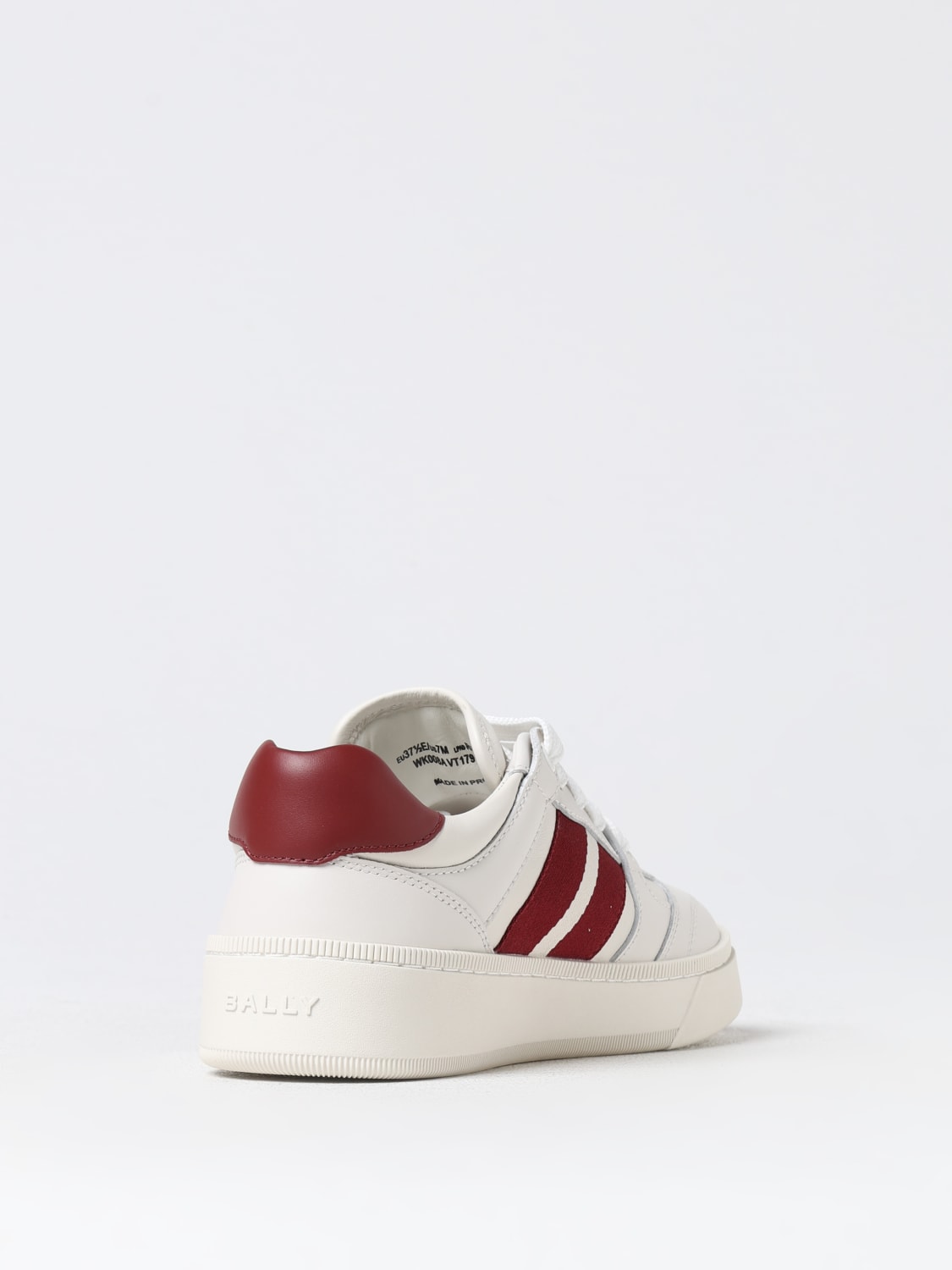 BALLY SNEAKERS: Sneakers Bally in pelle, Bianco - Img 3