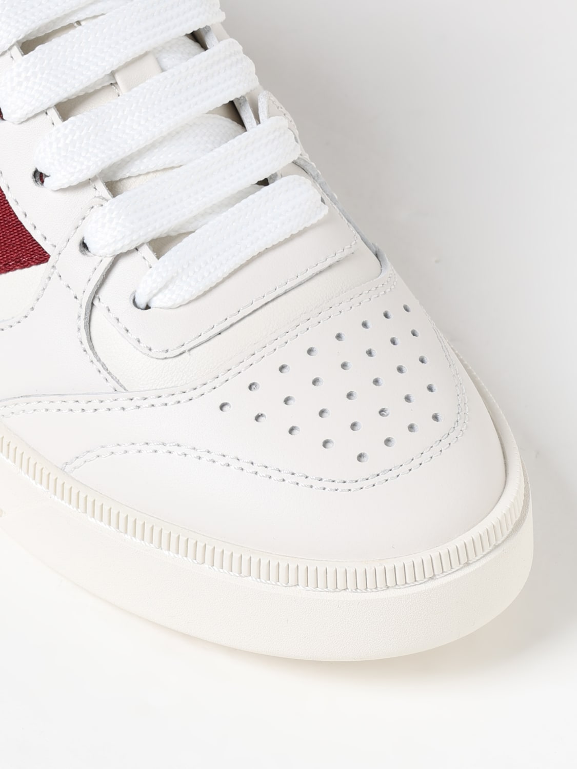 BALLY SNEAKERS: Sneakers Bally in pelle, Bianco - Img 4