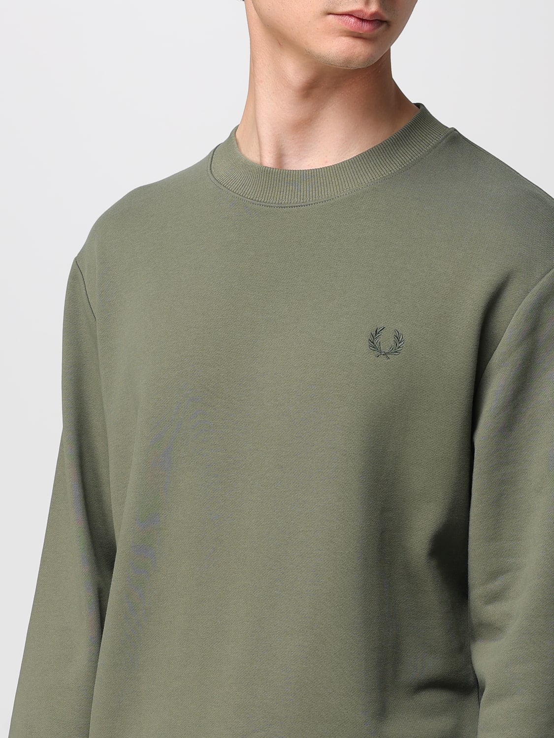 FRED PERRY SUDADERA: Sudadera hombre Fred Perry, Verde Botella - Img 3