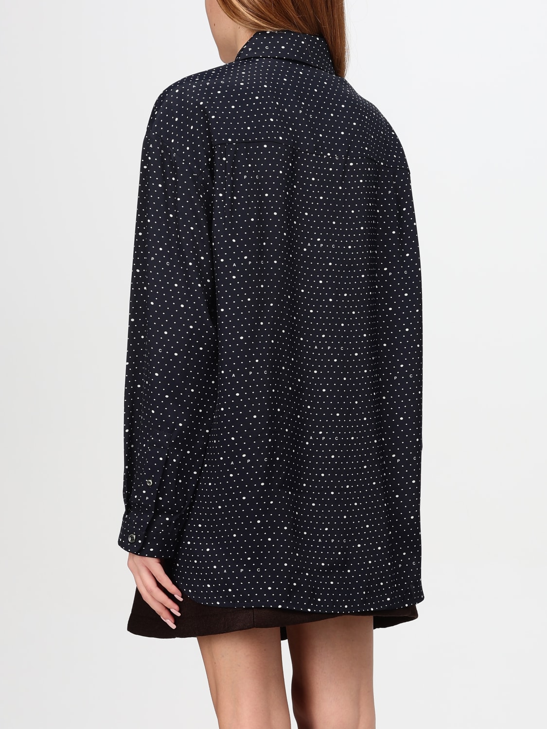 A.P.C. SHIRT: Shirt woman A.P.C., Navy - Img 2