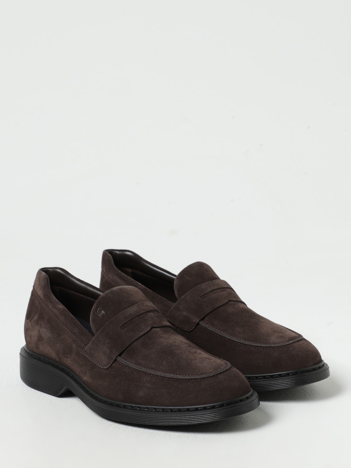 HOGAN MOCASSINS: Chaussures homme Hogan, Marron - Img 2