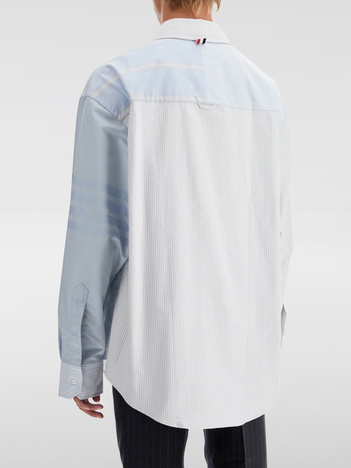 THOM BROWNE SHIRT: Shirt men Thom Browne, Sky Blue - Img 2