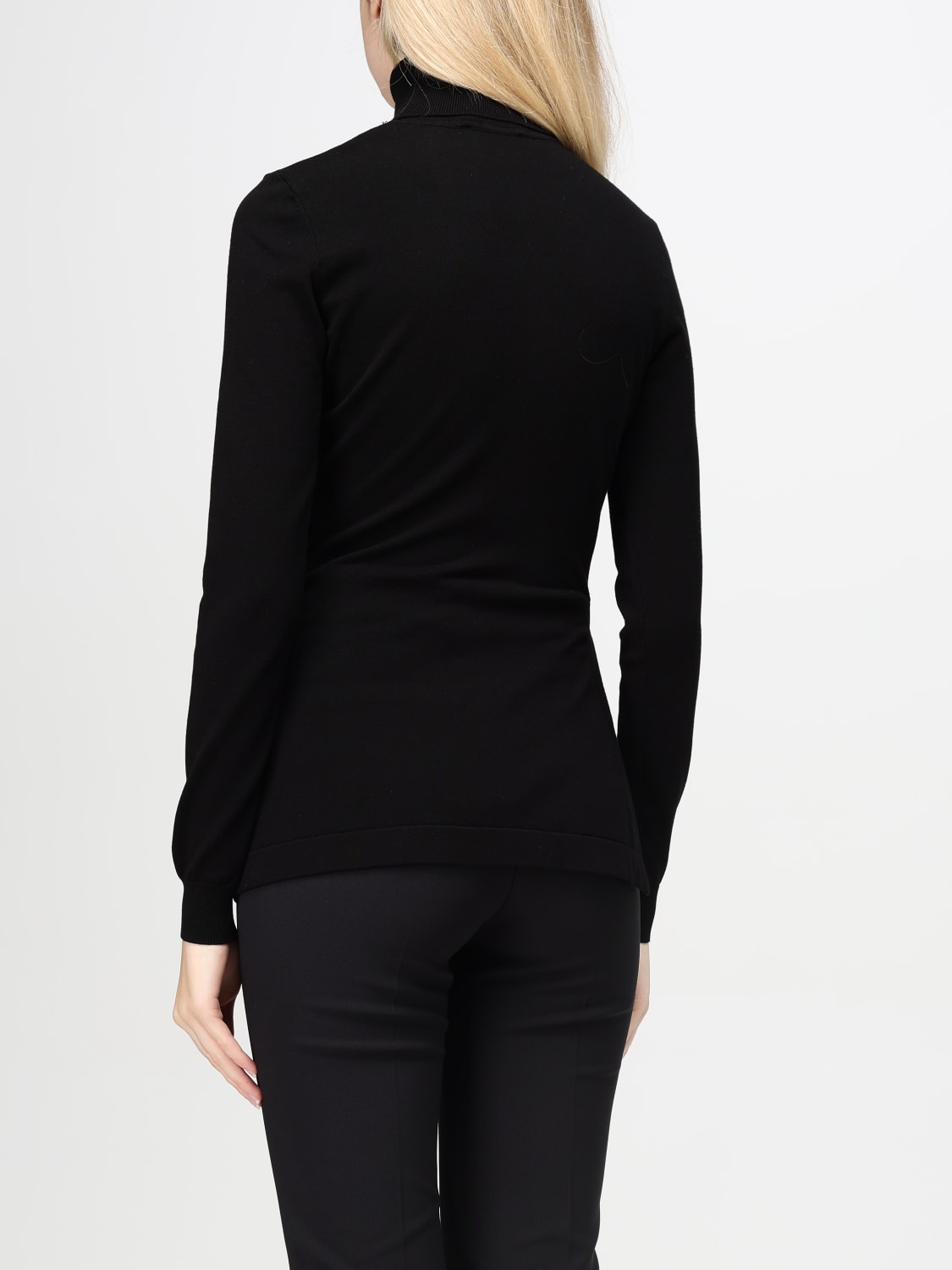 ELISABETTA FRANCHI MAGLIA: Maglia a dolcevita Elisabetta Franchi, Nero - Img 2