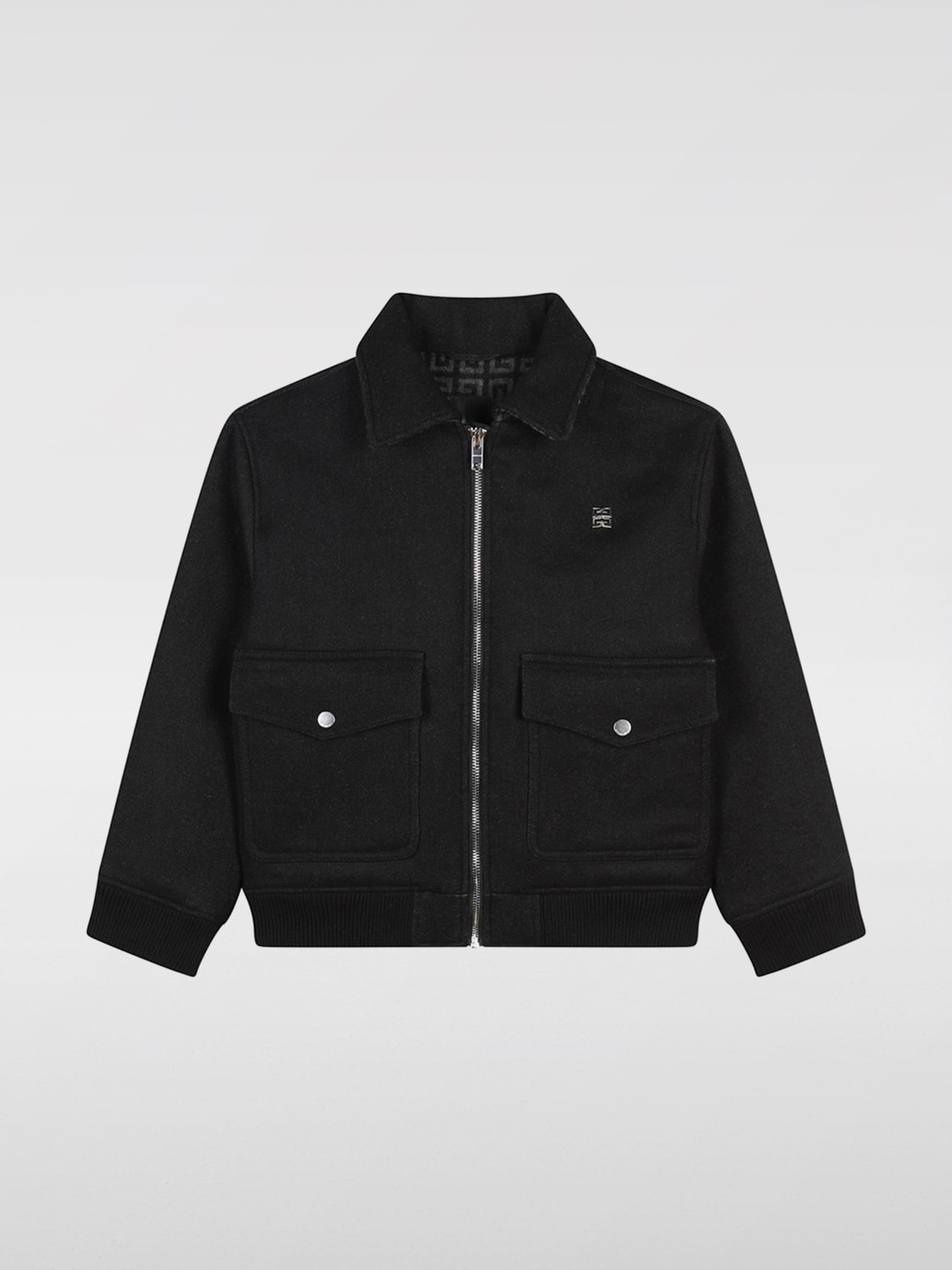 GIVENCHY JACKET: Jacket kids Givenchy, Black - Img 1