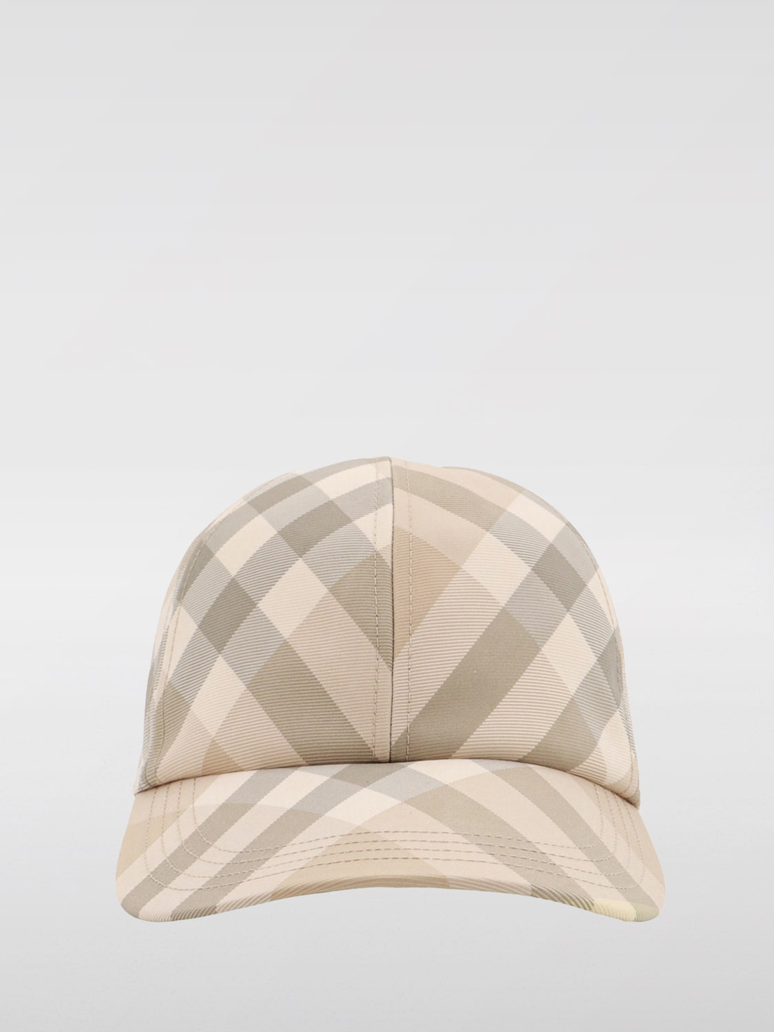 Giglio Cappello Check Burberry in cotone stampato