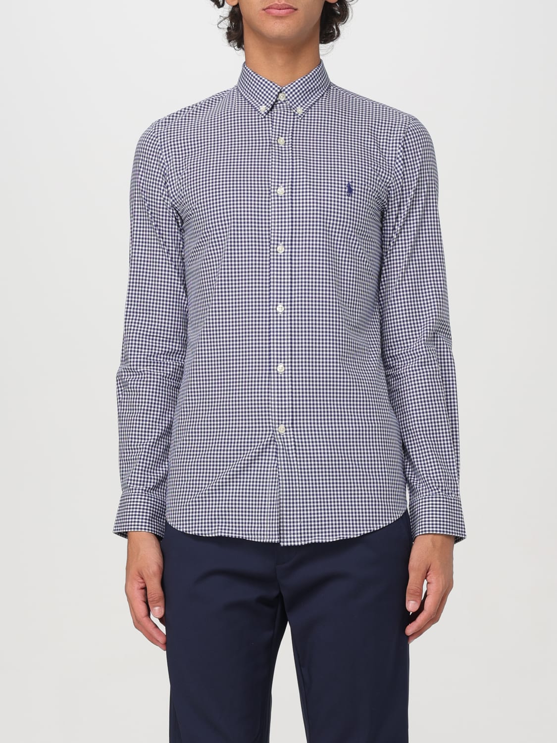 Giglio Camicia Polo Ralph Lauren in cotone vichy