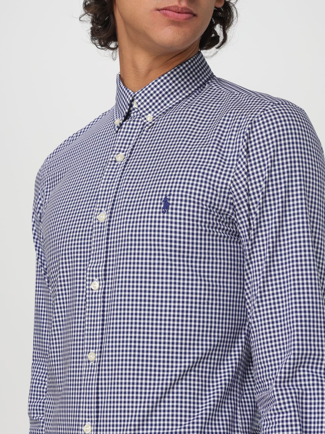 POLO RALPH LAUREN CAMISA: Camisa hombre Polo Ralph Lauren, Azul Oscuro - Img 3