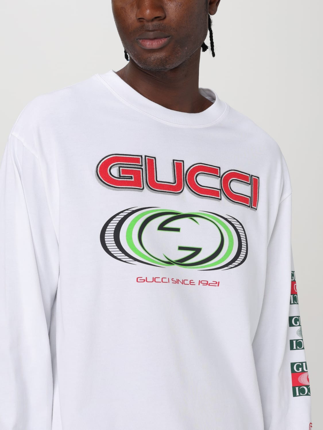 GUCCI T-SHIRT: T-shirt men Gucci, White - Img 5