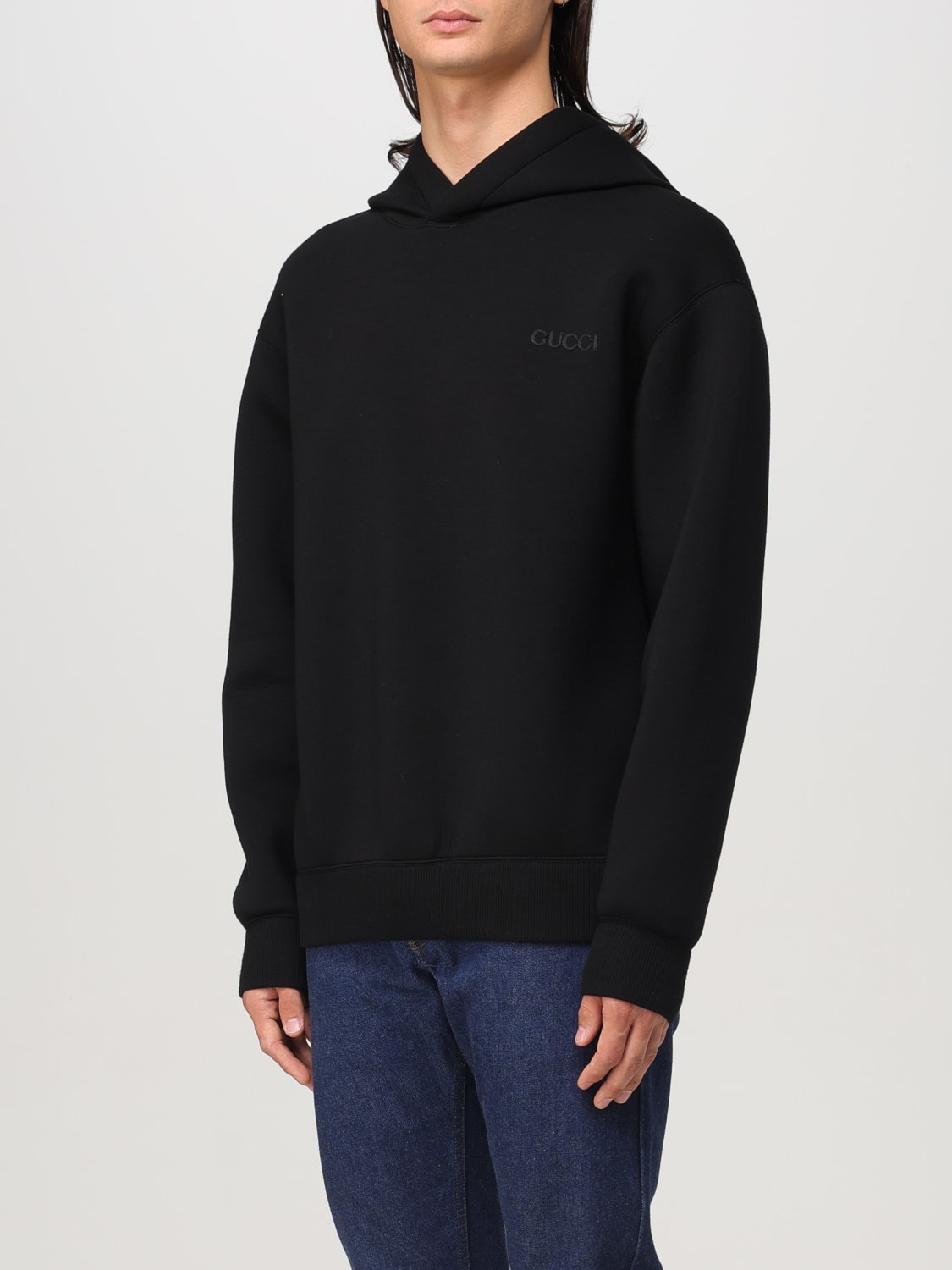 GUCCI 長袖 スウェット 古着 80-90s USA製 GUCCI グッチ パロディー ブートレグ