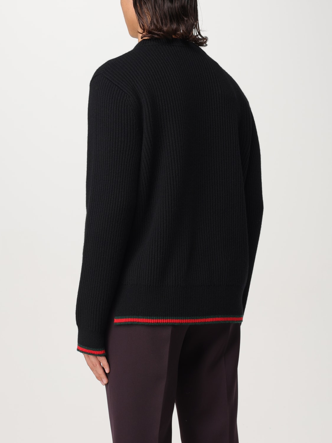 GUCCI SWEATER: Sweater men Gucci, Black - Img 3