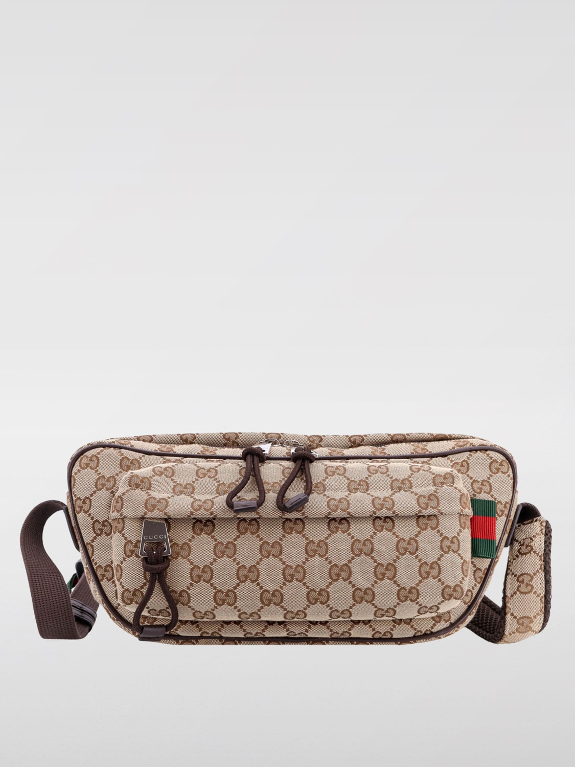 GUCCI Sacoche homme Beige Sacs Banane Gucci 802096FADUK en ligne sur GIGLIO.COM