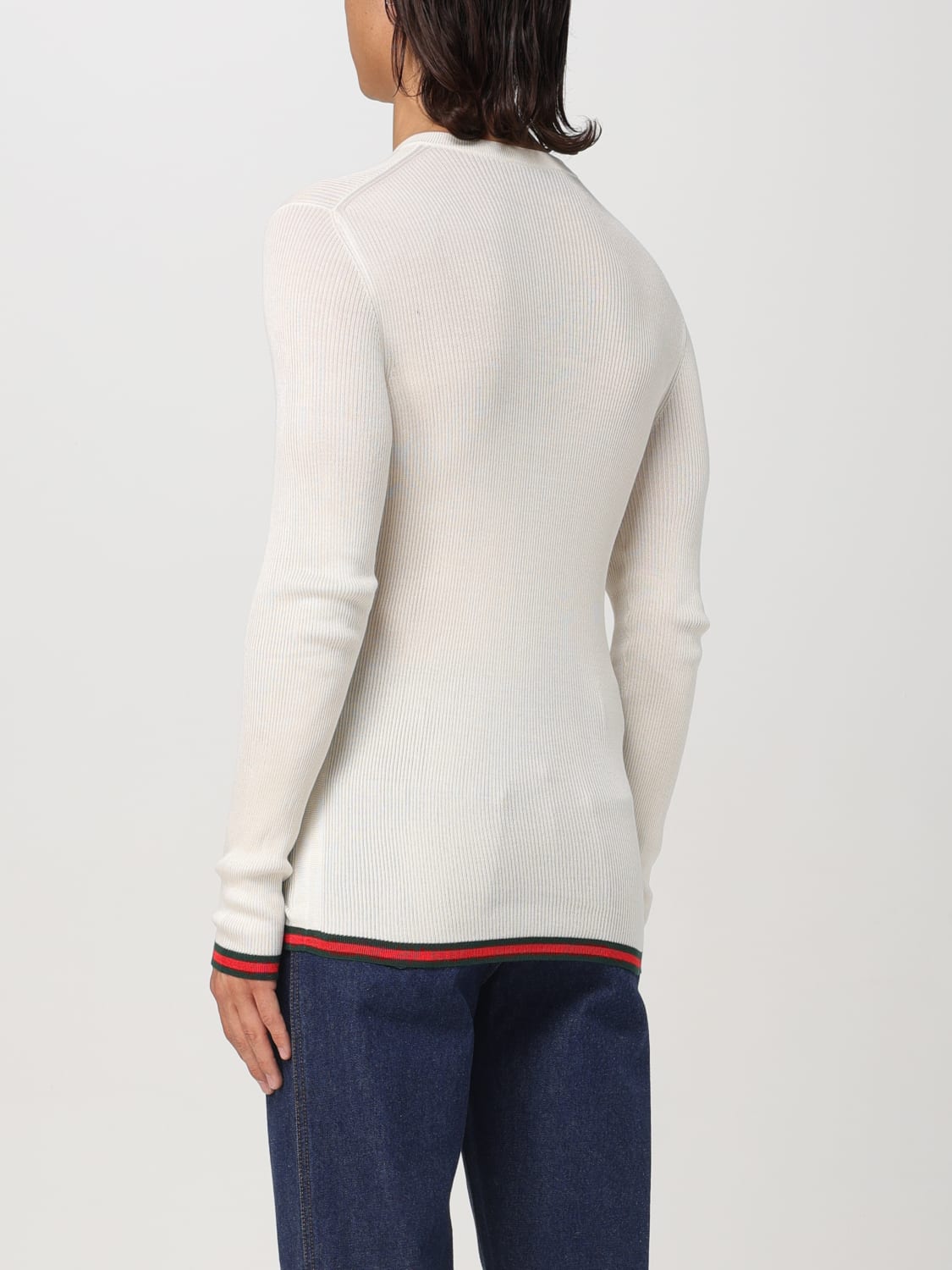 GUCCI SWEATER: Sweater men Gucci, White - Img 3