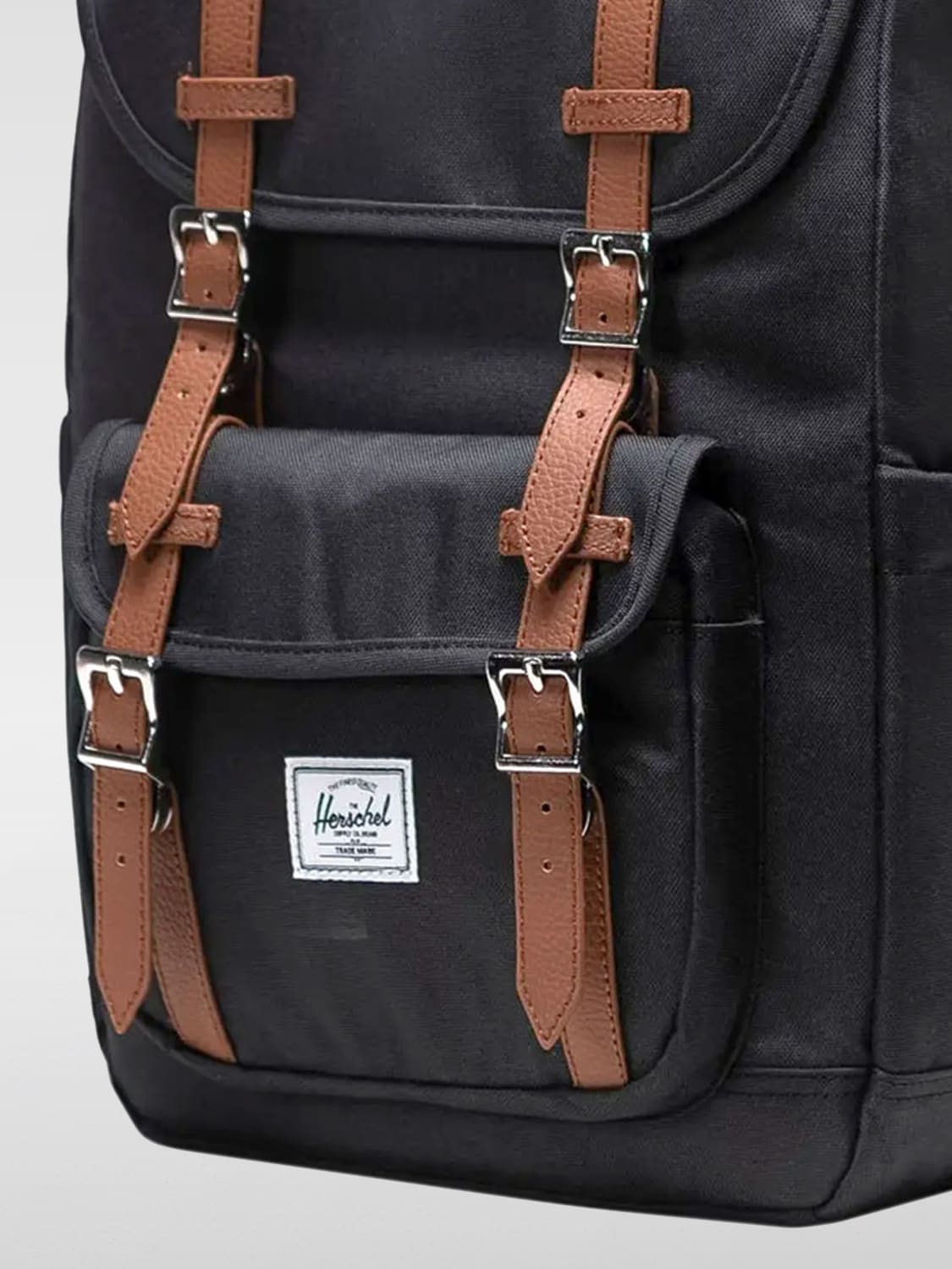 HERSCHEL SUPPLY CO. ZAINO: Zaino Little America Herschel Supply Co. in nylon riciclato , Nero - Img 3