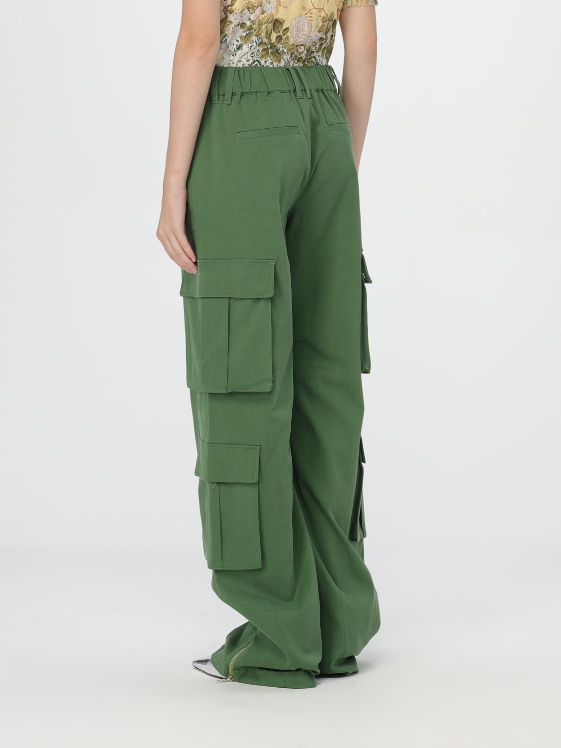 ALICE+OLIVIA PANTALON: Pantalon femme Alice+olivia, Vert - Img 3