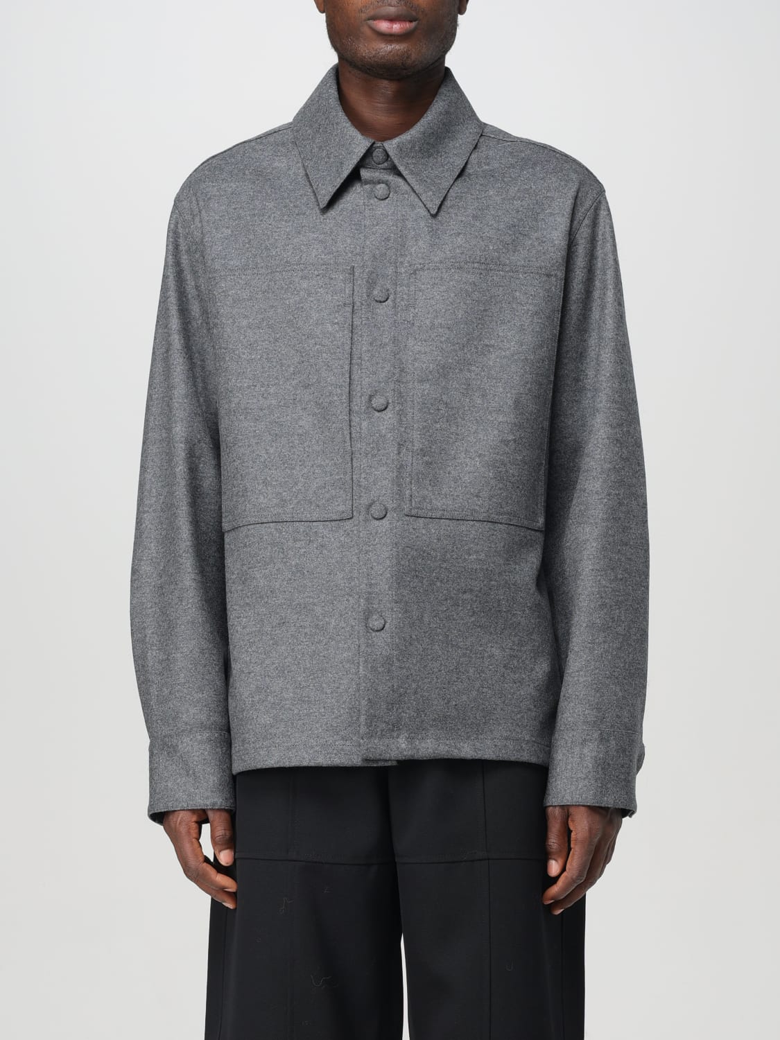 Giglio Overshirt Jil Sander in lana