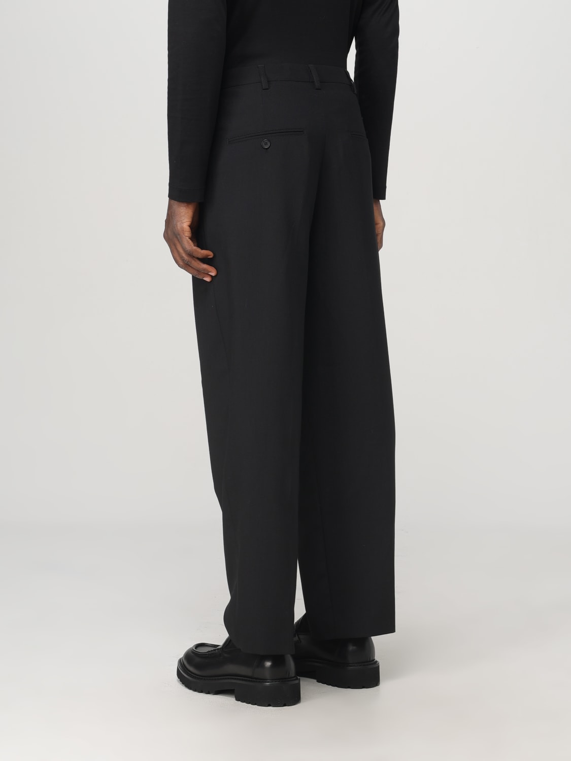 MARNI: Pants men - Black | Marni pants PUMU0282U0TW839