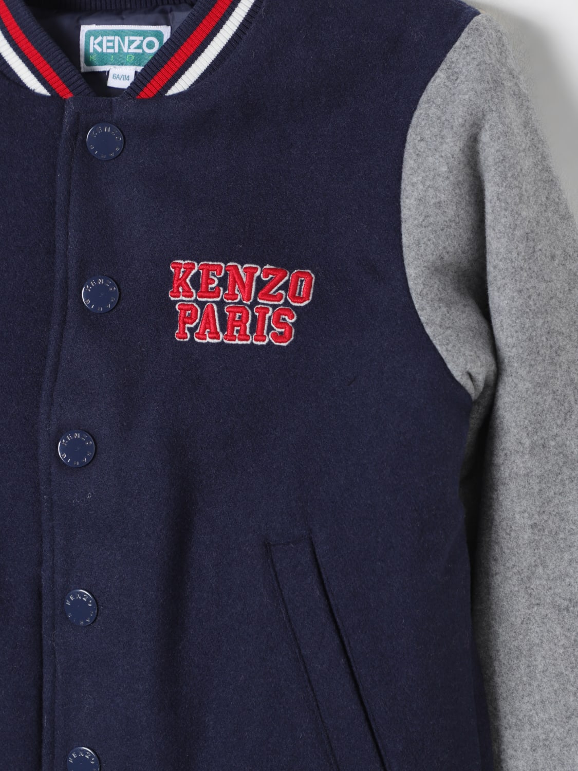 KENZO KIDS 코트: 코트 남아 Kenzo Kids, 블루 - Img 3